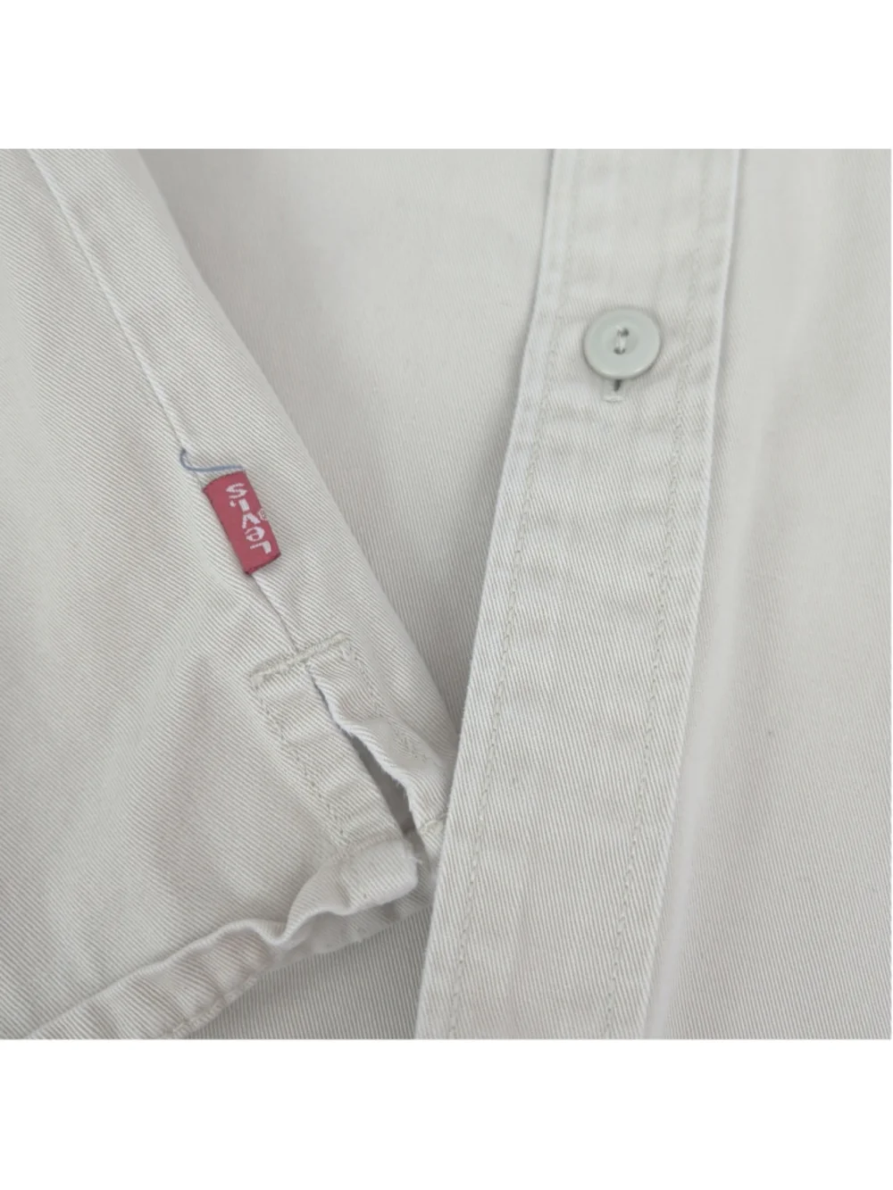 Y2K Men's Levi's Twill Workwear Style Shirt Medium